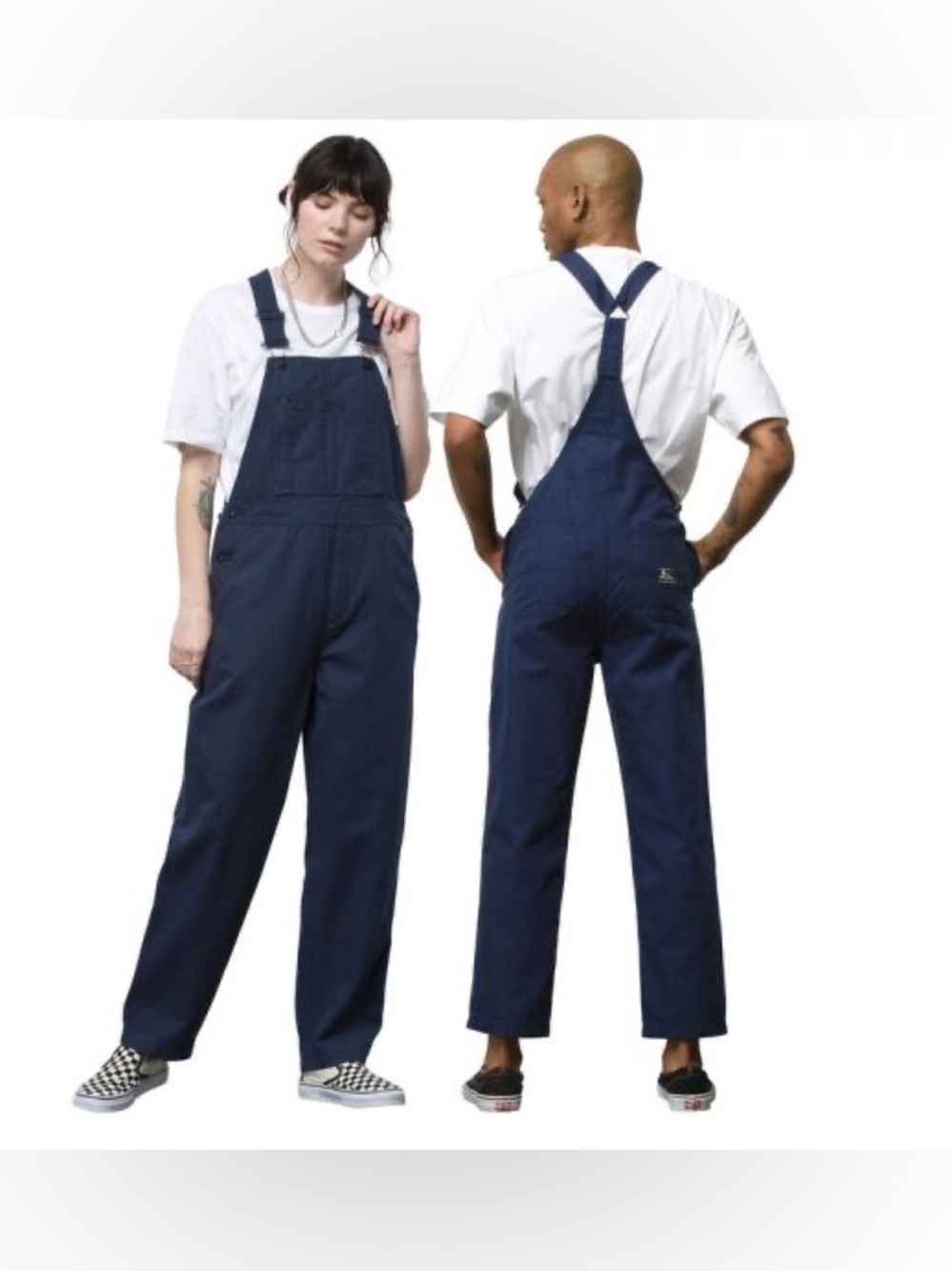 Vans Overalls Denim Overalls Navy Blue Lizzie Armanto Bib Skate Sz XS Unisex